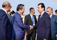 Senate Chairman Gilani arrives in Cambodia for Official Visit