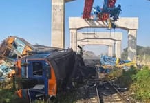 22 killed, scorces injured in train accident at Chaina-backed project in Thailand