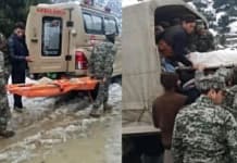 Avalanche in Chitral kills nine family members, child rescued alive