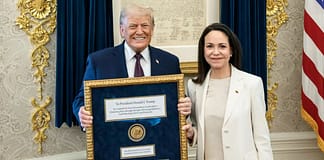 Leaders condemn María Corina Machado for handing nobel medal to Trump